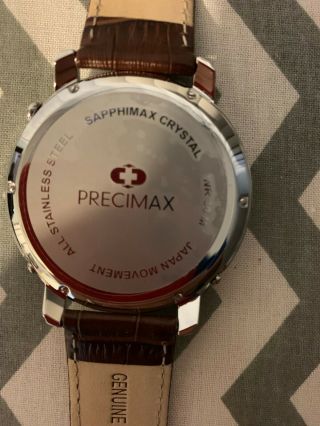 Precimax Men Japanese Quartz Dial Color Silver Watch (PX16001) 3
