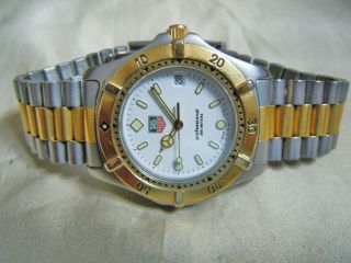 Tag Heuer Professional 200m We 1122 - R Sapphire Crystal Two Tone Men 