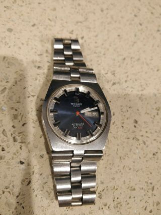 Vintage Tissot Seastar Pr 516 Automatic Day Date Wristwatch Ca1970 