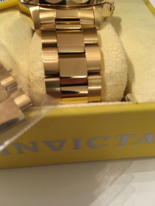 Invicta 9010 40 mm Men ' s Wrist Watch - Gold - Automatic 6