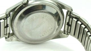 Vintage SEIKO Sportsmatic 21 Jewel Automatic Men ' s Watch 6619 8060 Vietnam era 6