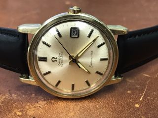 Orig Gold - Filled Vintage Omega Automatic Seamaster Watch Cal 565