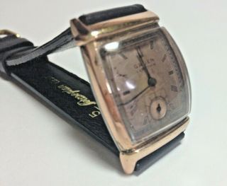 Vintage Gruen 17j Veri - Thin Watch,  Rose Gold,  10kgf Gold Filled,  Serviced