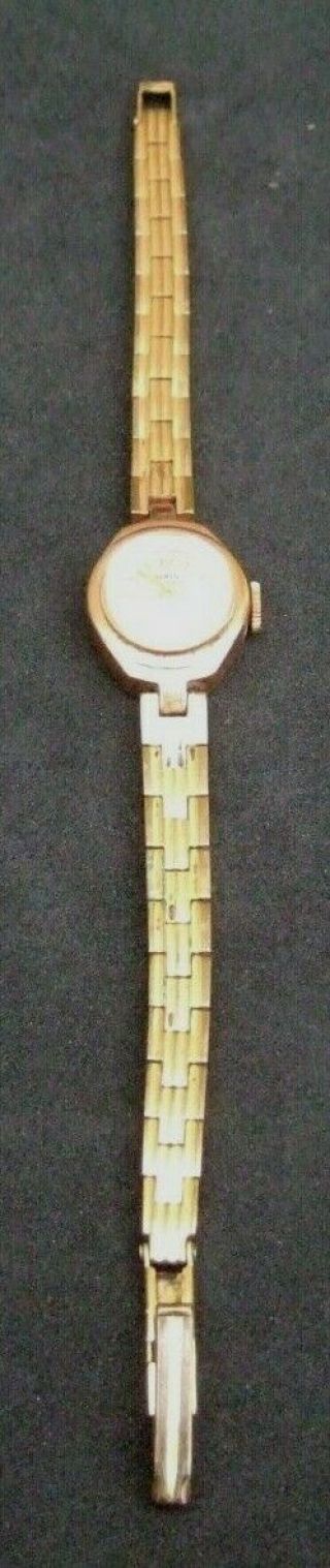 ORIS Lunette Plaque G 10 Microns FOND ACIER INOX 17 Jewell Vintage Watch 3