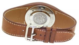 Hermes Paris Harnais HA1.  710 high fashion SS quartz unisex watch w/ date 6