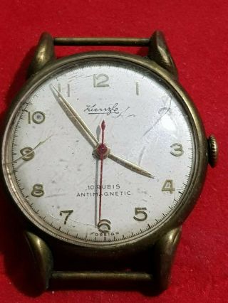 Gents Vintage Kienzle Watch 10 Rubis Spares Repairs