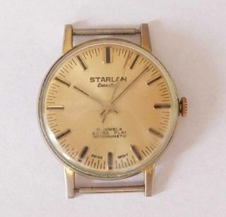 Starlon Executive 17 Extra Flat Antimagnetic Vintage Watch Spares Or Repairs