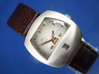 Nos Vintage Jaquet Girard Geneve Automatic Watch 1970s 25 Jewel