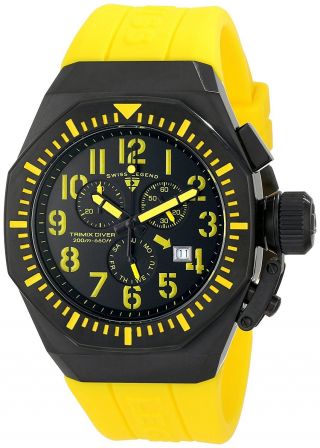 Swiss Legend 10540 - Bb - 01 - Ya Mens Trimix Diver Chronograph Watch Black