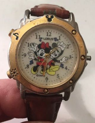Lorus Disney Mickey & Minnie Mouse V52y - X001 Musical Watch