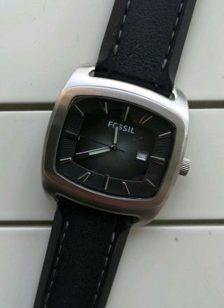 Fossil Jr1154 Black And Silver Watch