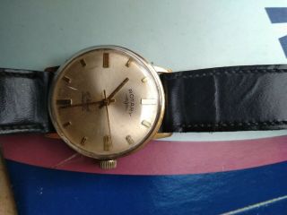 Men ' s Vintage Rotary Mechanical Watch But Defects 5