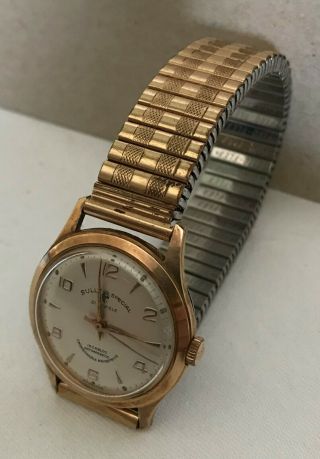 Men ' s Vintage Sully Special gold plated wrist watch 3
