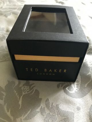 Ted Baker Watch Box,  Outer Sleeve & 2 X Ted Baker Tags