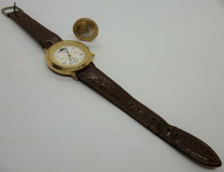Sekonda Mens Vintage Moon Phase Lunar Calendar Quartz Watch,  Spares/repair