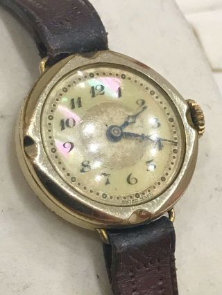 Ladies Lanco Trench Style Watch Swiss Made 15 Jewels Fully Joblot
