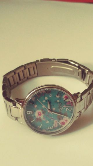 Cath Kidston Ckl001sm Trailing Rose Stainless Steel Bracelet Watch Wrist Gift