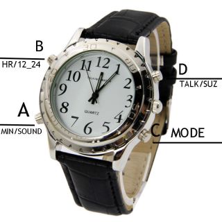 English Speaking Talking Watch For Blind Person Visually Impaired Elderly People