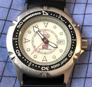 Freestyle Hammerhead Vintage 1980’s Divers Watch (for Parts/repair Not)