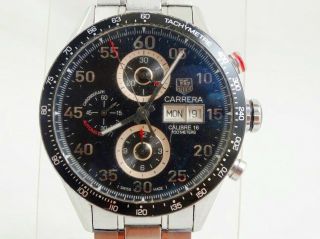Tag Heuer Carrera Calibre 16 Chronograph ??? Automatic Swiss Mens 41mm.  Watch
