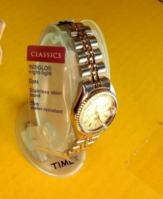 Timex 150 Stainless Steel Band Vintage Wristwatch - - With Trackin