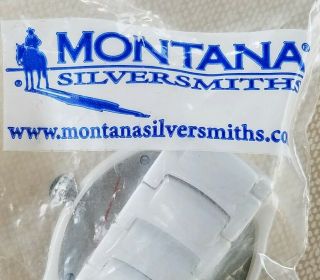 Montana Silversmiths Watch White Ceramic in Factory Plastic Needs Battery 7
