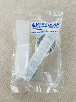 Montana Silversmiths Watch White Ceramic in Factory Plastic Needs Battery 8