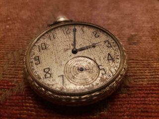 Vintage Elgin 14k Gold Filled Pocket Watch - Non