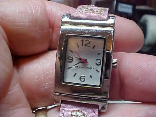 Ladies Tommy Hilfiger Watch With Reversible Band Rectangular Design