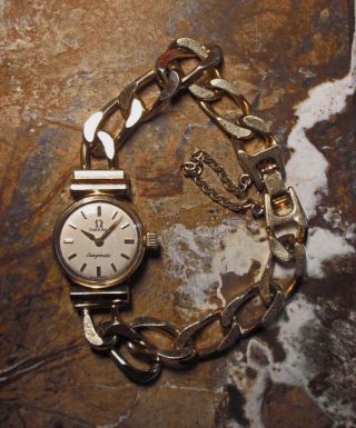 Omega 18k 750 Ladymatic Automatic 17 Jewels 455 Wristwatch