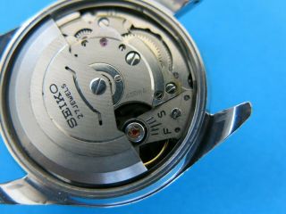 SEIKO 1960s (1968) Vintage Steel 27 JEWEL Automatic Mens BELL - MATIC 4006 - 7020 8