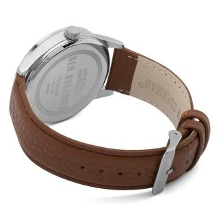 Ben Sherman Men ' s Watch Black Dial Quartz Brown Leather Strap WB065BT 2