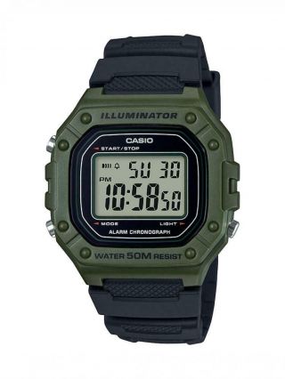 Gents Casio Digital Watch W - 218h - 3avef Rrp £24.  90 Our Price £19.  95