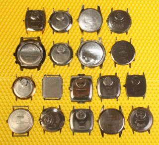 [Lot of 18] Vintage TIMEX Men ' s Quartz Watches PARTS/REPAIR 4