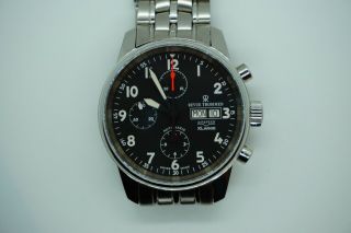 Revue Thommen Airspeed Automatic Chronograph,  Swiss Valjoux 7750,  16051.  6137