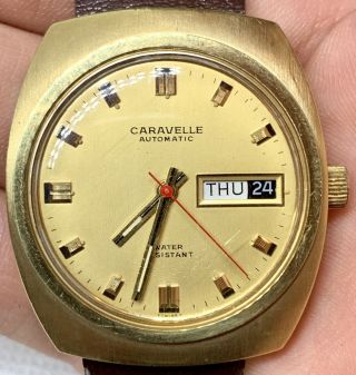 Vintage Caravelle Automatic 17 Jewel Wristwatch