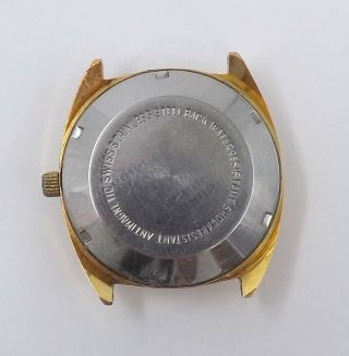 Running Vintage Angelus Automatic Swiss 21J 33mm Mens Wrist Watch w/ Date Q3 6