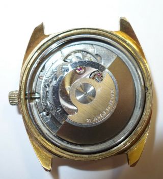 Running Vintage Angelus Automatic Swiss 21J 33mm Mens Wrist Watch w/ Date Q3 7