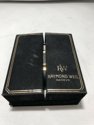 Vintage Raymond Weil Geneve 18k Gold Plated Lady 