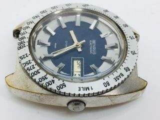 Vintage Benrus Electronic Citation Swiss Divers Watch Day Date 5