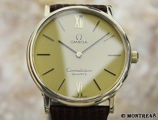 Omega Constellation Mens 33mm Swiss Made Stainless Steel Quartz C1980 Watch As92
