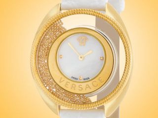 Versace Destiny Spirit Yellow Gold - Tone Stainless Steel Ladies Watch