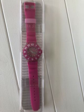 Pink SWATCH watch,  oversized dial,  women’s style,  retro 4