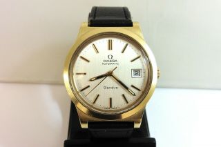 1974 Large Gents Omega Geneve 1012 Automatic With Date Near.