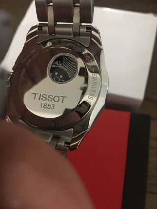 Mens Tissot Couturier Chronograph Automatic T035627A.  STAINLESS.  Minty Cond 3