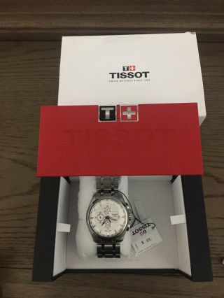 Mens Tissot Couturier Chronograph Automatic T035627A.  STAINLESS.  Minty Cond 5
