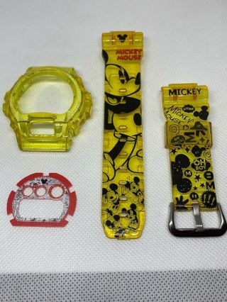 Custom Jelly Replacement Set For Casio G Shock Dw - 6900 Mickey Mouse