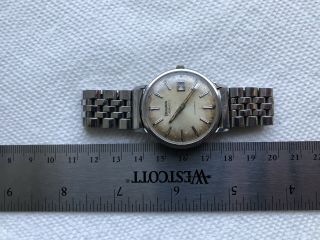 Vintage Bulova Aerojet Stainless Steel Automatic M7 1967 Watch Patina / Tropical