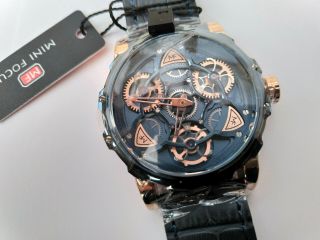Mini Focus Casual Alloy Case Quartz Men Waterproof Wrist Watch
