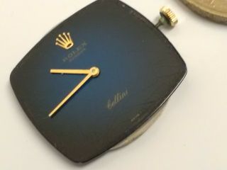 ROLEX CELLINI COMPLETE MOVEMENT HANDS CROWN DIAL FULLY SPARES Cal 1600 2